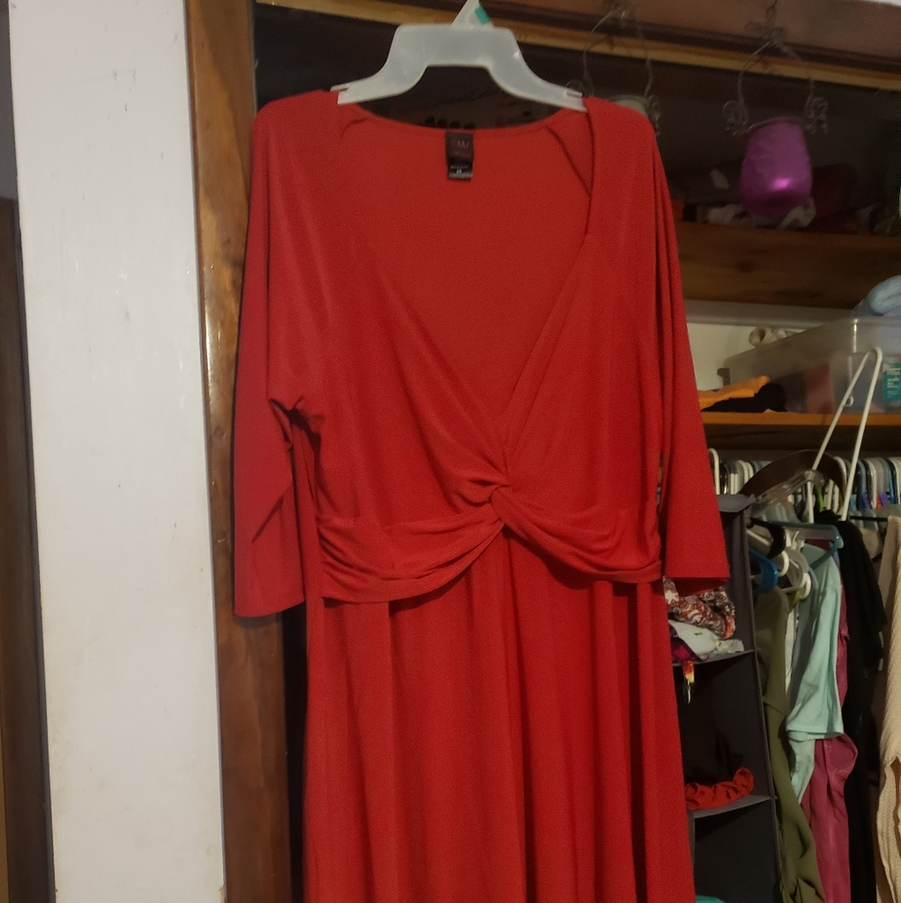 Red dress